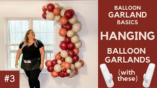 How to Hang a Balloon Garland  Balloon Garland Basics Series  DIY How To [upl. by Oirom]