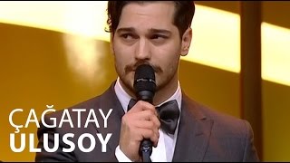 42 Altın Kelebek Ödül Töreni  Çağatay Ulusoy [upl. by Blackman834]