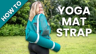 How to Make a Yoga Mat Strap [upl. by Oiramrej]