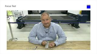 Focus Comb Test TRUMPF TruLaser Fiber [upl. by Dnyletak]