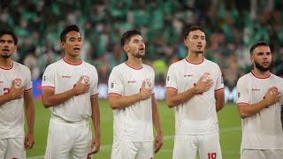 MERINDING LAGU quotINDONESIA RAYA🇮🇩quot MENGGEMA di Stadion King Abdullah Sports City Jedah Arab Saudi [upl. by Droffilc341]