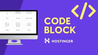 Add Code Block to Hostinger Website Builder [upl. by Notfa]