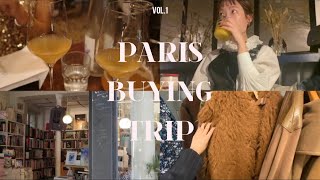 【Vlog 4】paris buying trip🇫🇷 初めての1人買い付け食べた物🍽オススメのお店 etc [upl. by Imtiaz129]