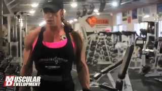 Debi Laszewski Shoulder Workout Seven Days from 2012 Ms International [upl. by Pros]