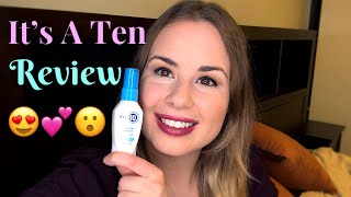 It’s A Ten Miracle Leave In Spray  It’s A Ten Product Review 2020 [upl. by Ecille460]