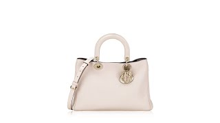 Christian Dior Calfskin Medium Diorissimo Bag Pink [upl. by Kinnon771]