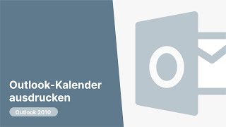 OutlookKalender ausdrucken [upl. by Eniala]