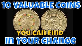 TOP 10 Rare Australian Coins Found In Change [upl. by Anirehtac]