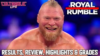 WWE Royal Rumble 2022 Live Review Highlights Results amp Grades [upl. by Wendelin820]