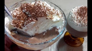 👍🏻 Quick Creamy Chocolat Pudding french liégeois eggless glutenfree [upl. by Stafani279]