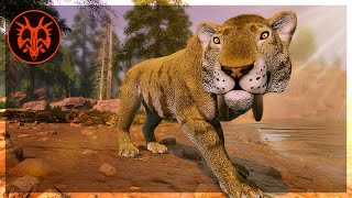 SMILODON Showcase  Path of Titans Mod [upl. by Ennoid]