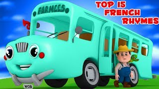 Top 15 des comptines  chansons francaises pour enfants  Top 15 French Rhymes  Kids Songs [upl. by Nrubyar482]