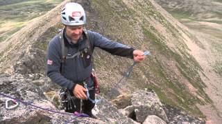 Abseiling from a scrambling route [upl. by Kcira]