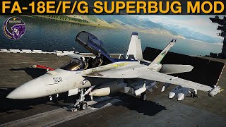 FA18EFG Super Hornet DCS Mod Manual Install amp General Guide  DCS WORLD [upl. by Bonnibelle]