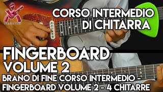 Unit 40  brano di fine Corso Intermedio  Fingerboard volume 2  4 chitarre [upl. by Yalahs]