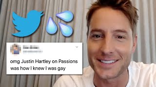 Justin Hartley Reads Thirst Tweets [upl. by Eliot]