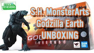 SH MonsterArts Godzilla Earth Unboxing  ＧＯＤＺＩＬＬＡ星を喰う者 [upl. by Ayhtak680]