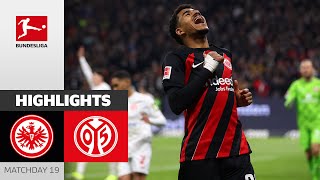 Frankfurt Fights For European Slots  Eintracht Frankfurt  Mainz  Highlights  MD19 – Bundesliga [upl. by Adna569]