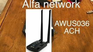 Alfa network AWUS036ACH wireless usb adapter review and unboxing [upl. by Iney]