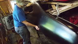 Quarter panel install wheelwell 6872 A body part 2 [upl. by Assela]