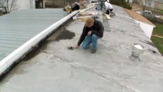 Mobile Home Insulation Drilling through the Roof [upl. by Marela]