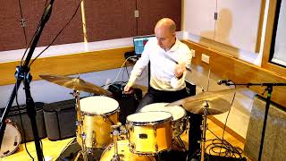 Drum solo with mallets using various subdivisions including septuplets and quintuplets HD 1080p [upl. by Ailimat779]