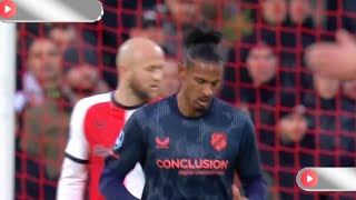 Sebastien Haller First Debut For FC Utrecht VS Feyenoord [upl. by Reviere]