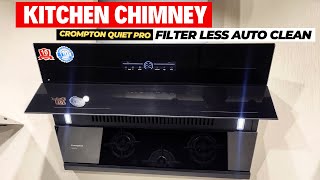 Best Auto Clean Chimney  Crompton Chimney Hood QuietPro Inverter Inclined  Midnight Black [upl. by Gibe35]