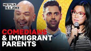 15 Minutes of Comedians on Their Immigrant Parents  Netflix Is A Joke [upl. by Assej512]