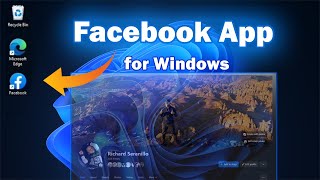 HOW TO INSTALL FACEBOOK APP FOR WINDOWS [upl. by Lundberg]