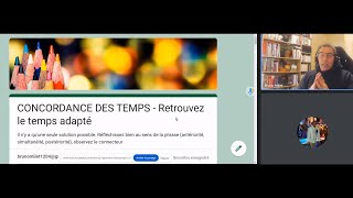 CONCORDANCE DES TEMPS CORRECTION DU TEST EN LIGNE  PHRASES 1 À 10  Lien du test sous la vidéo [upl. by Azpurua]