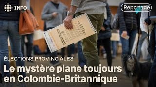 Élections en ColombieBritannique  pas de gagnant pour linstant [upl. by Etsirk]