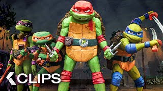 Teenage Mutant Ninja Turtles Mutant Mayhem All Clips amp Trailer 2023 [upl. by Hameean]