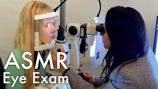 ASMR Real Eye Exam in London Unintentional Real Person ASMR [upl. by Zetnom]