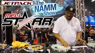 DJ MELL STARR LIVE DJ PERFORMANCE  the JetPackBeat Junkies NAMM 2023 Booth [upl. by Carolynn974]