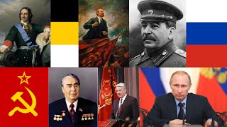 Russian anthems history  All the russian officials and unofficials anthems [upl. by Yrbua]