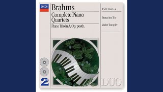 Brahms Piano Trio No 4 in A Op posth 2 Vivace  Trio [upl. by Ahsiryt448]