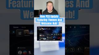 New PS5 update brings back themes and adds welcome hub ps5update ps5 gaming [upl. by Euqnomod]