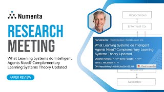 quotComplementary Learning Systems Theory Updatedquot Paper Review  Jeff Hawkins  Research  Numenta [upl. by Aili]