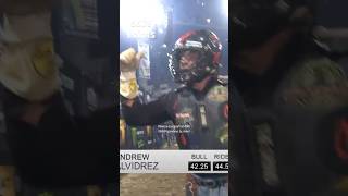 Andrew Alvidrez vs Mr Nasty  8675 Points pbr rodeio [upl. by Bari]