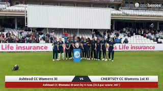 Live Cricket Match  Ashtead CC Womens XI vs CHERTSEY CC Womens 1st XI  22Sep24 1009 AM  Cric… [upl. by Ynoffit905]