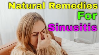 Natural Remedies for Sinus Infection [upl. by Anesusa]