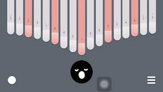 Ocean Eyes  Kalimba version keylimba app [upl. by Ailgna]