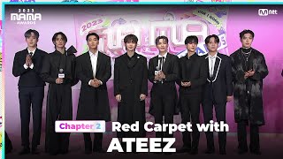 2023MAMA Red Carpet with ATEEZ 에이티즈  Mnet 231129 방송 [upl. by Aubyn7]