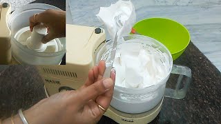 5 min Whip Cream in Food Processor  How to make perfect whip cream in food processor [upl. by Nirej960]