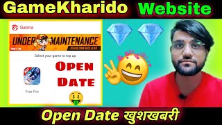 Game kharido Website Open Date 2022  Double Diamond Top Up  Gameskharidoin open  shorts ff [upl. by Mairym]