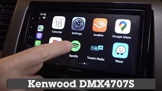 Kenwood DMX4707S Display and Controls Demo  Crutchfield Video [upl. by Deevan]