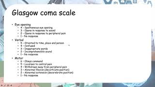 Glasgow coma scale [upl. by Nelleoj]