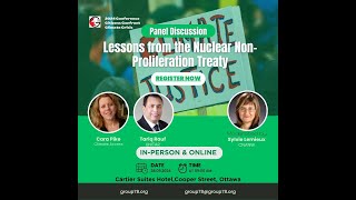 2024 Conference Lessons from the Nuclear Non Proliferation Treaty Panel [upl. by Odlauso]