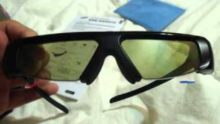 Samsung 3D Glasses Unboxubg [upl. by Aralomo816]